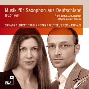 Music for Saxophone from Germany