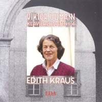Ullmann, V: Piano Sonatas 1 - 4