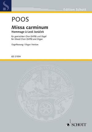 Poos, H: Missa carminum