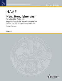 Haaf, A: Herr, Herr, lehre uns!