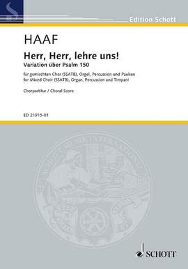 Haaf, A: Herr, Herr, lehre uns!