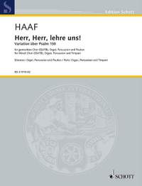 Haaf, A: Herr, Herr, lehre uns!