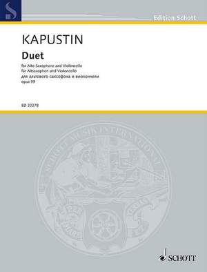 Kapustin, N: Duet op. 99
