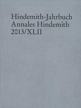 Hindemith-Jahrbuch Vol. 42