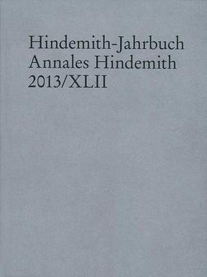 Hindemith-Jahrbuch Vol. 42