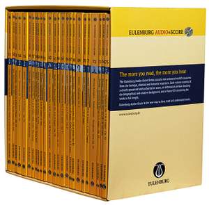 Eulenburg Audio+Score: The Greatest Orchestral Masterworks Vol. 51-75 Box Set