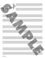 A Dozen a Day - Music Staff Paper Product Image