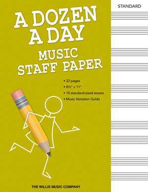 A Dozen a Day - Music Staff Paper
