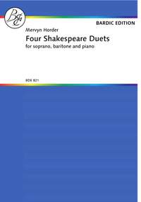 Horder, M: Four Shakespeare Duets