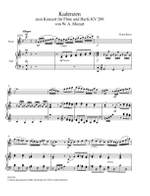 Beyer, Franz: Kadenzen zu W. A. Mozart, Konzert für Flöte und Harfe C-Dur KV 299 Product Image