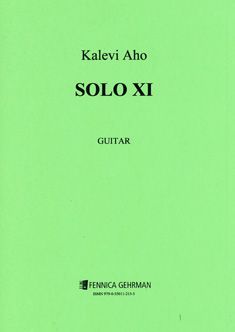 Aho, K: Solo XI