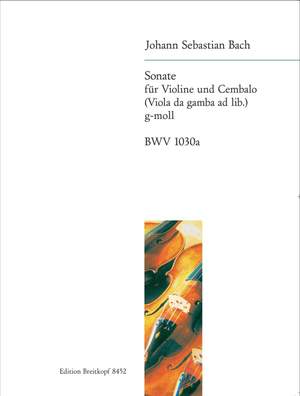 Bach, JS: Sonate g-moll BWV 1030a