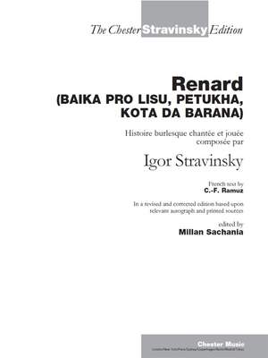Igor Stravinsky: Renard