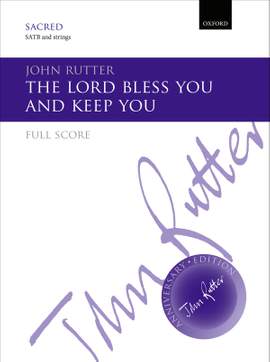 Rutter, John: The Lord bless you and keep you