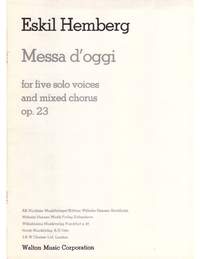 Eskil Hemberg: Messa D'Oggi