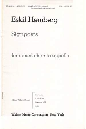Eskil Hemberg: Signposts