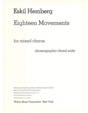 Eskil Hemberg: Eighteen Movements (Collection)