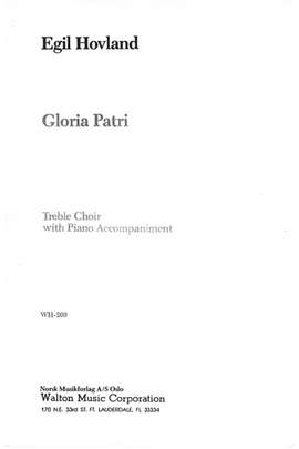 Egil Hovland: Gloria Patri