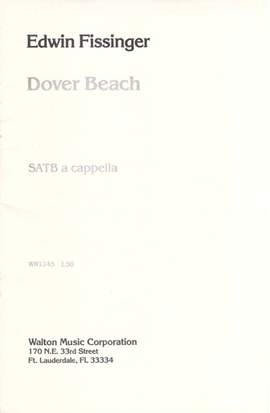 Edwin Fissinger_Matthew Arnold: Dover Beach
