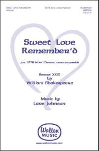 Lane Johnson: Sweet Love Remember'd