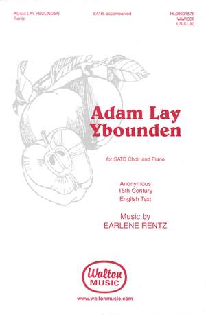 Earlene Rentz: Adam Lay Ybounden