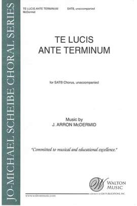 J. Aaron McDermid: Te Lucis Ante Terminum