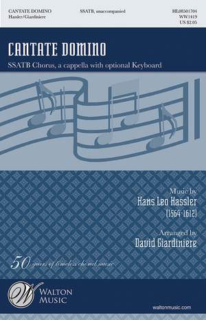 Hans Leo Hassler: Cantate Domino