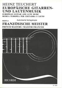 Heinz Teuchert: Europäische Gitarren- und Lautenmusik