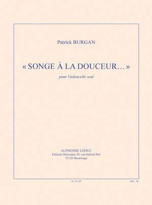 Patrick_Burgan: Songe À La Douceur (Cello)