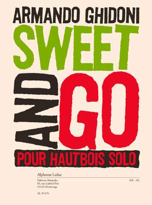 Armando Ghidoni: Sweet & Go - Oboe