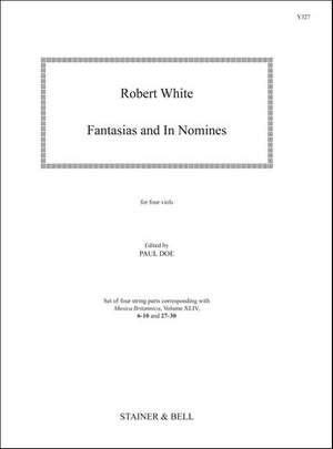 White, Robert: Fantasias and In Nomines (from MB44). Parts