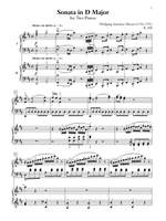 Wolfgang Amadeus Mozart: Sonata in D Major, K. 448 Product Image