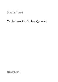Martin Creed: Variations For String Quartet