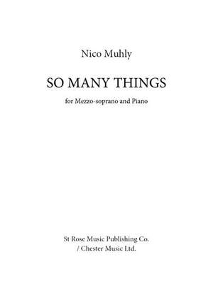 Nico Muhly: So Many Things