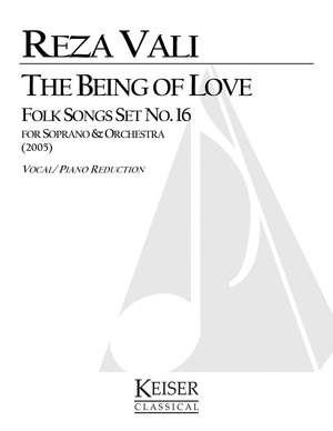 Reza Vali: The Being of Love: Folk Songs, Set No. 16