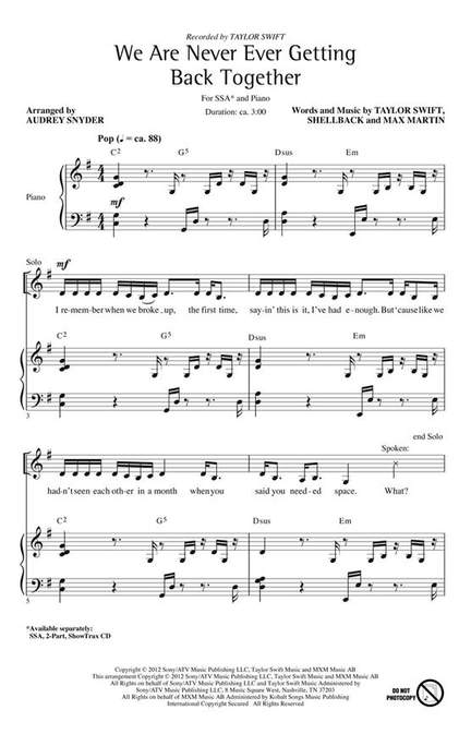 Max Martin_ Shellback_Taylor Swift: We Are Never Ever Getting Back ...