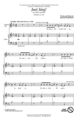 Roger Emerson: Just Sing!