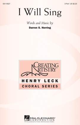 Darren S. Herring: I Will Sing