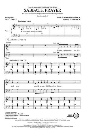 Jerry Bock: Sabbath Prayer