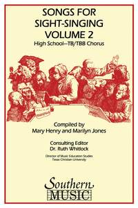 Songs For Sight Singing-Hs-Tb-Tbb Vol 2 (Sss Hs