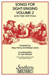 Songs For Sight Singing Vol. 2-Jh-Ssa (Sss Jh)