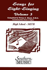 Bobby Siltman: Songs for Sight Singing¡- Volume 3