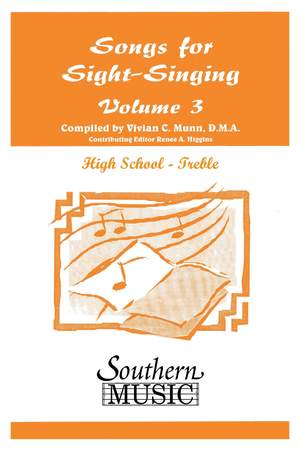 Songs For Sight-Singing Volume 3-Hs-Ssa