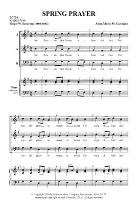 Anna Marie Gonzalez: Spring Prayer P.o.p