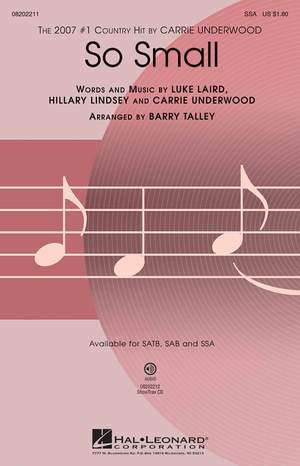 Carrie Underwood_Hillary Lindsey_Luke Laird: So Small