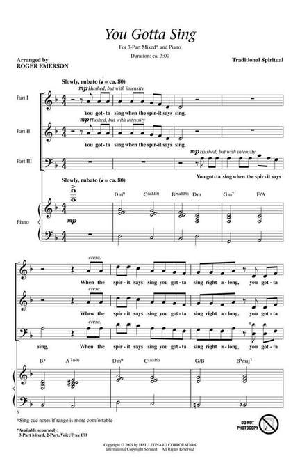 You Gotta Sing