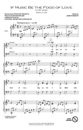 John Purifoy: If Music Be the Food of Love