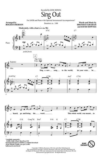 Brendan Graham: Sing Out