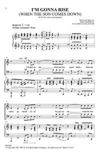 Paul Marsena: I'm Gonna Rise-satb/pn