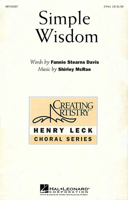Shirley W. McRae: Simple Wisdom